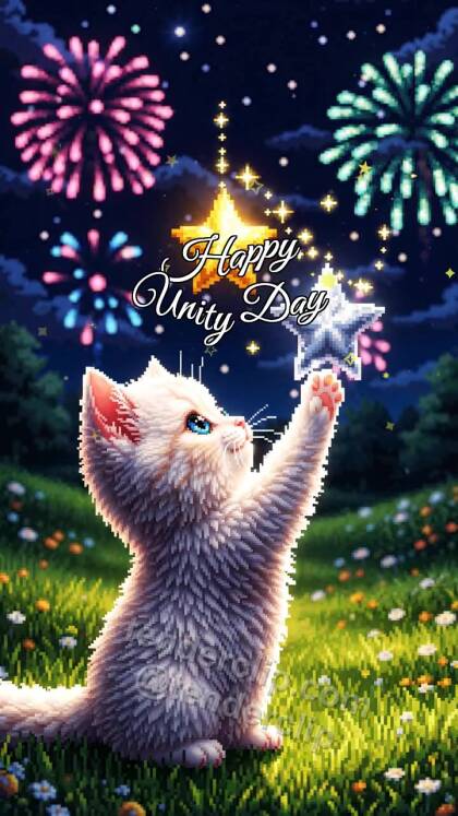 Happy Unity Day: Kitten Joins Stars