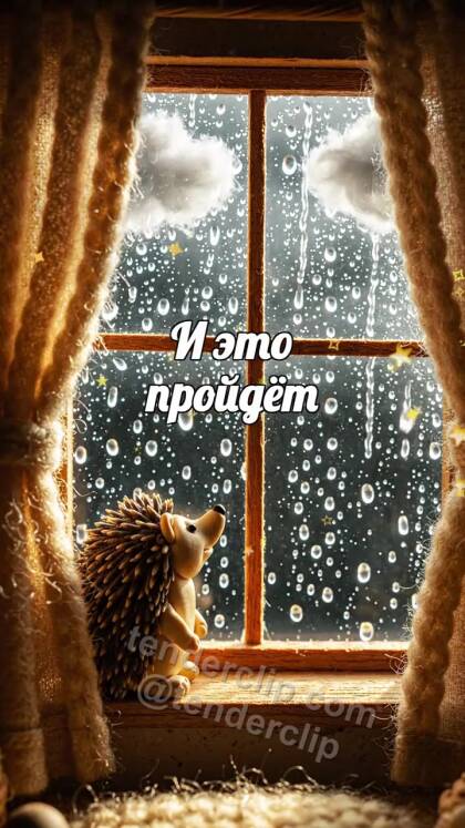 И это пройдёт: дождь очищает окно
