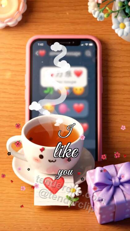 I like you: tea moves closer