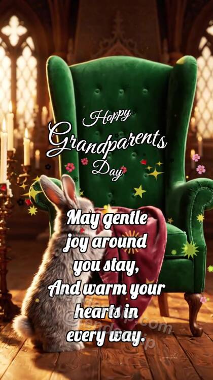 Happy Grandparents Day: Bunny Brings Blanket