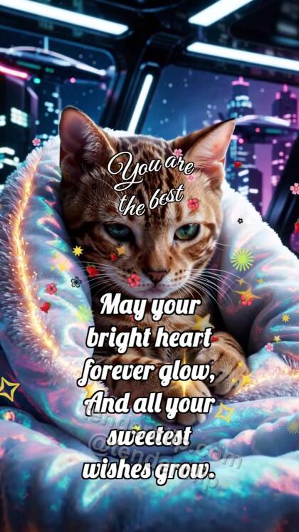 You are the best: Kitten Under Blanket
