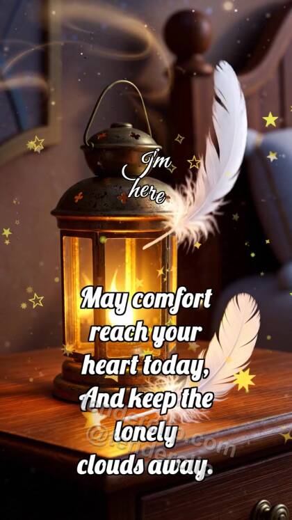 I'm here: Quiet Lantern Guards Feather