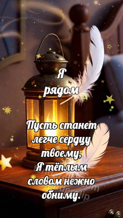 Я рядом: Тихий фонарь сторожит перо