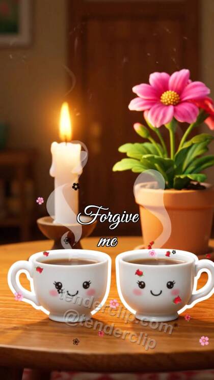 Forgive me: tea moves closer