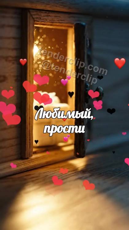 Любимый, прости: маленькая дверь выпускает свет