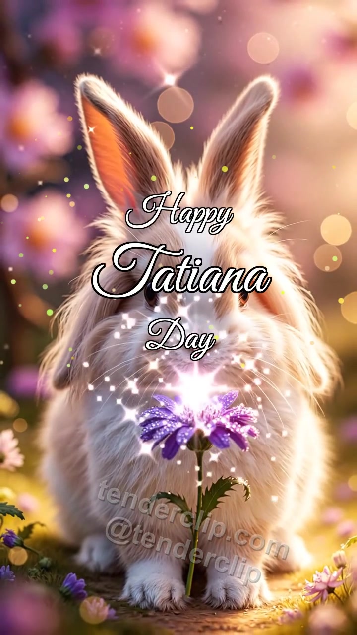 Happy Tatiana Day: Bunny Brings Violet