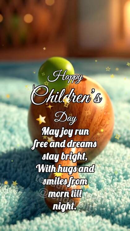 Happy Children’s Day: Wooden Maraca Catches Pea