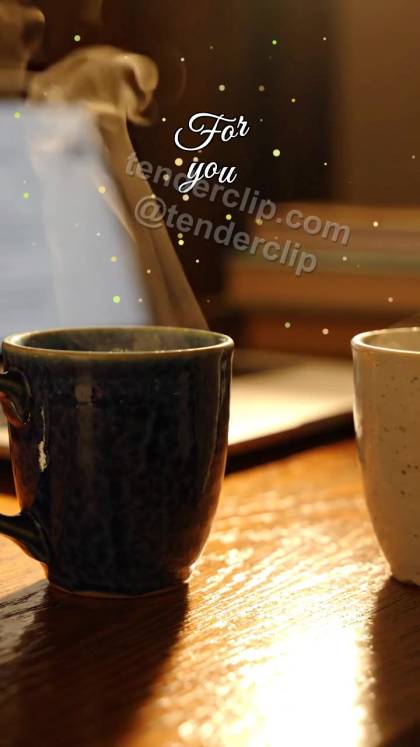 For you: two cups move closer