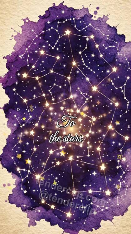 To the stars: star map lights up