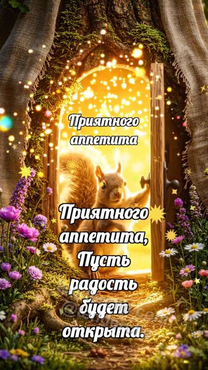 Приятного аппетита: Белочка открывает шанс