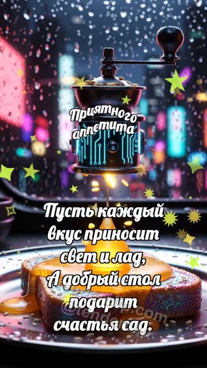 Приятного аппетита: Кунжутная мельница сыплет солнце