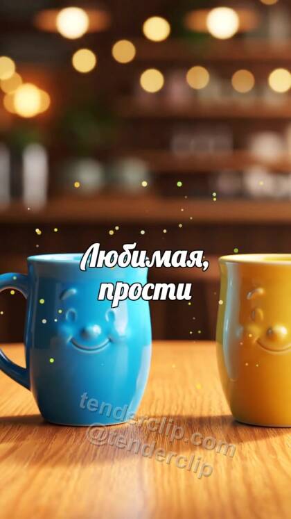 Любимая, прости: две чашки снова становятся рядом