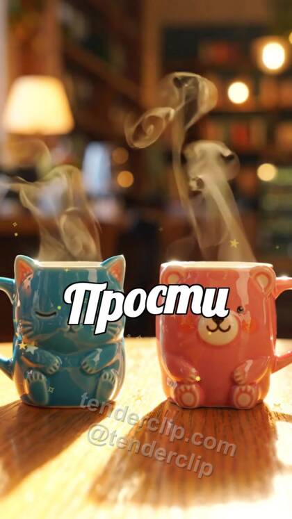 Прости: две чашки снова становятся рядом
