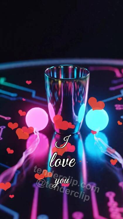 I love you: two little lights find each other