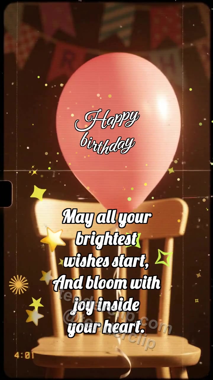Happy birthday: Balloon Holds Glint