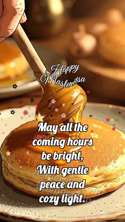 Happy Maslenitsa: Honey Spindle Glazes Blini