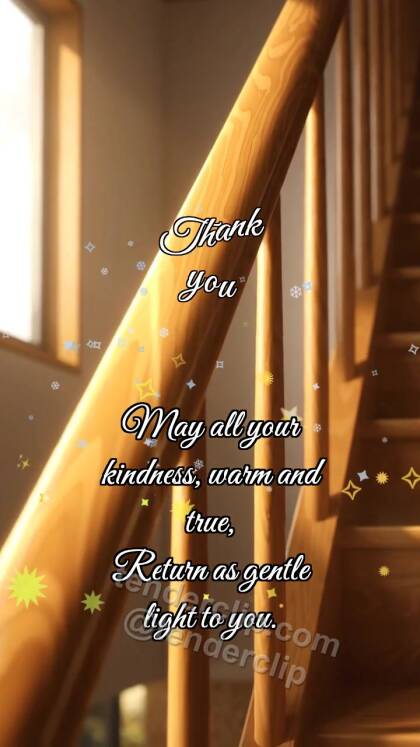 Thank you: Rail Catches Light