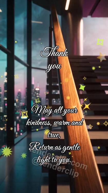 Thank you: Rail Catches Light