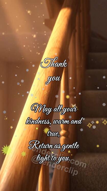 Thank you: Rail Catches Light