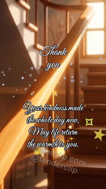 Thank you: Rail Catches Light