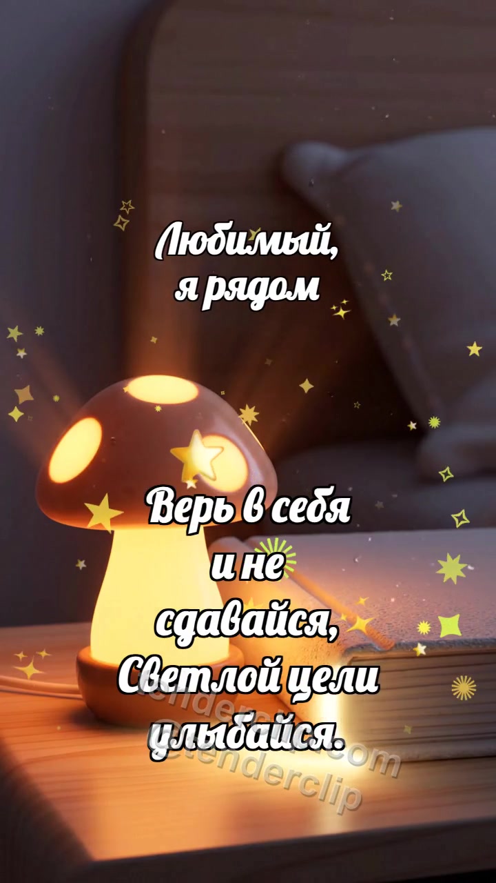 Любимый, я рядом: Ночник касается книги