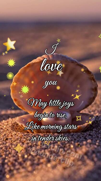 I love you: Shell Chooses Pearl