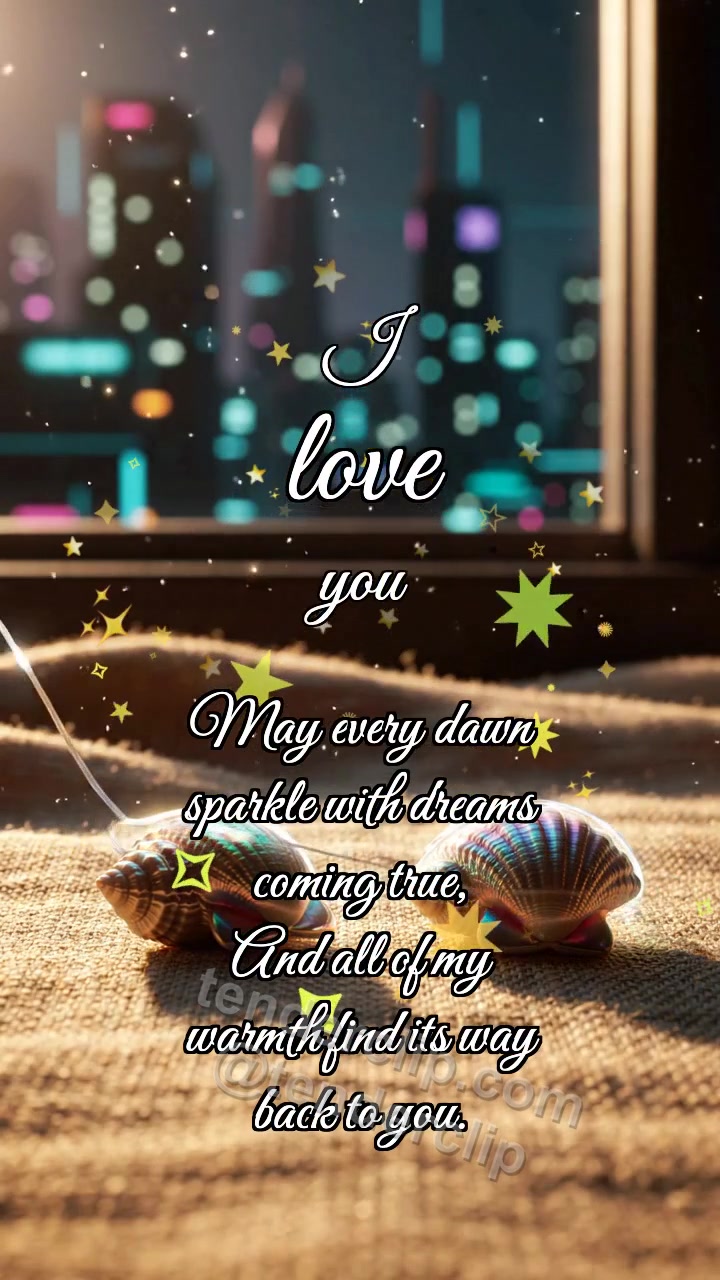 I love you: Thread Links Shells