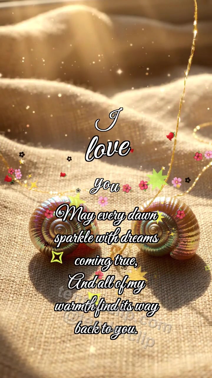 I love you: Thread Links Shells
