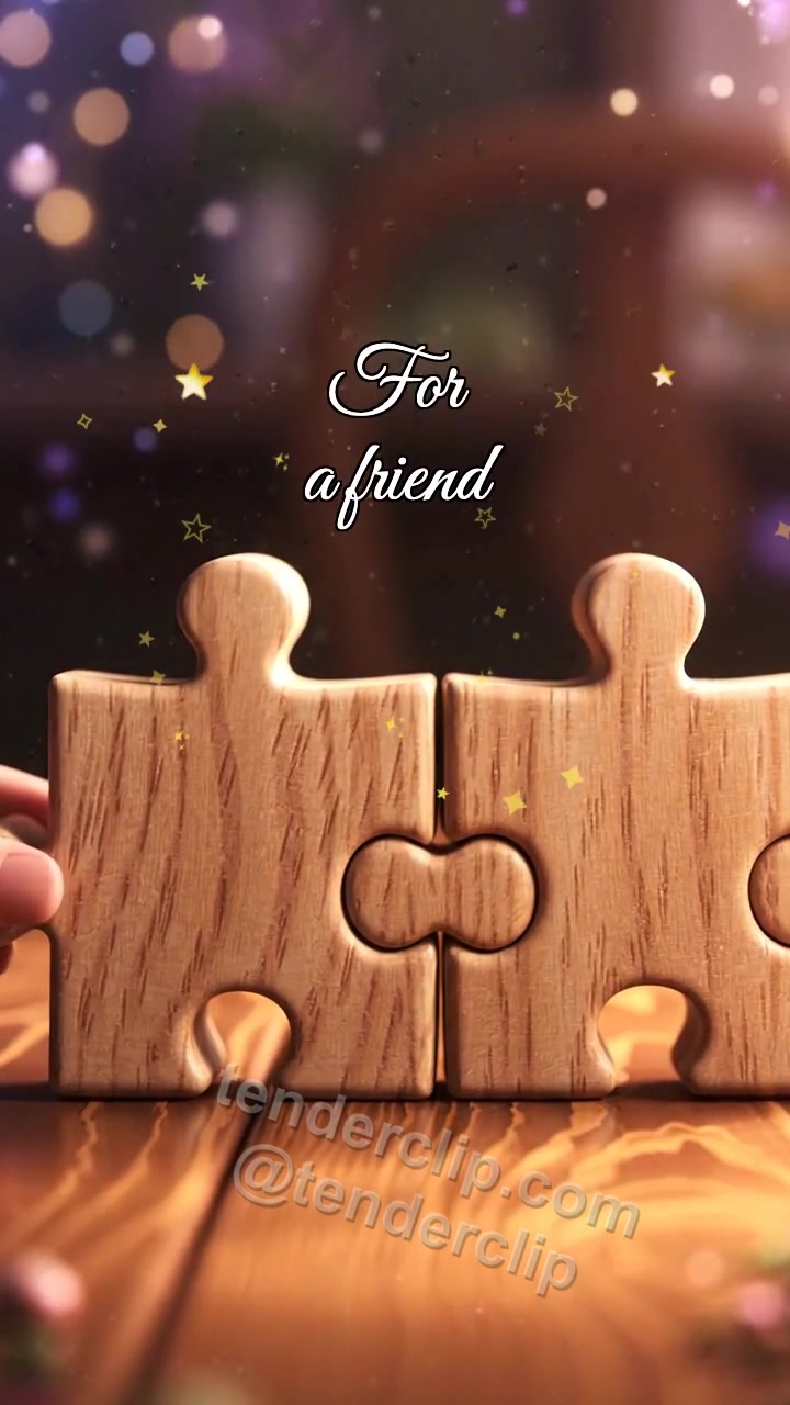 For a friend: Puzzle Pieces Fit