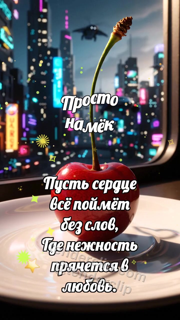Просто намёк: Вишня качает сердечко