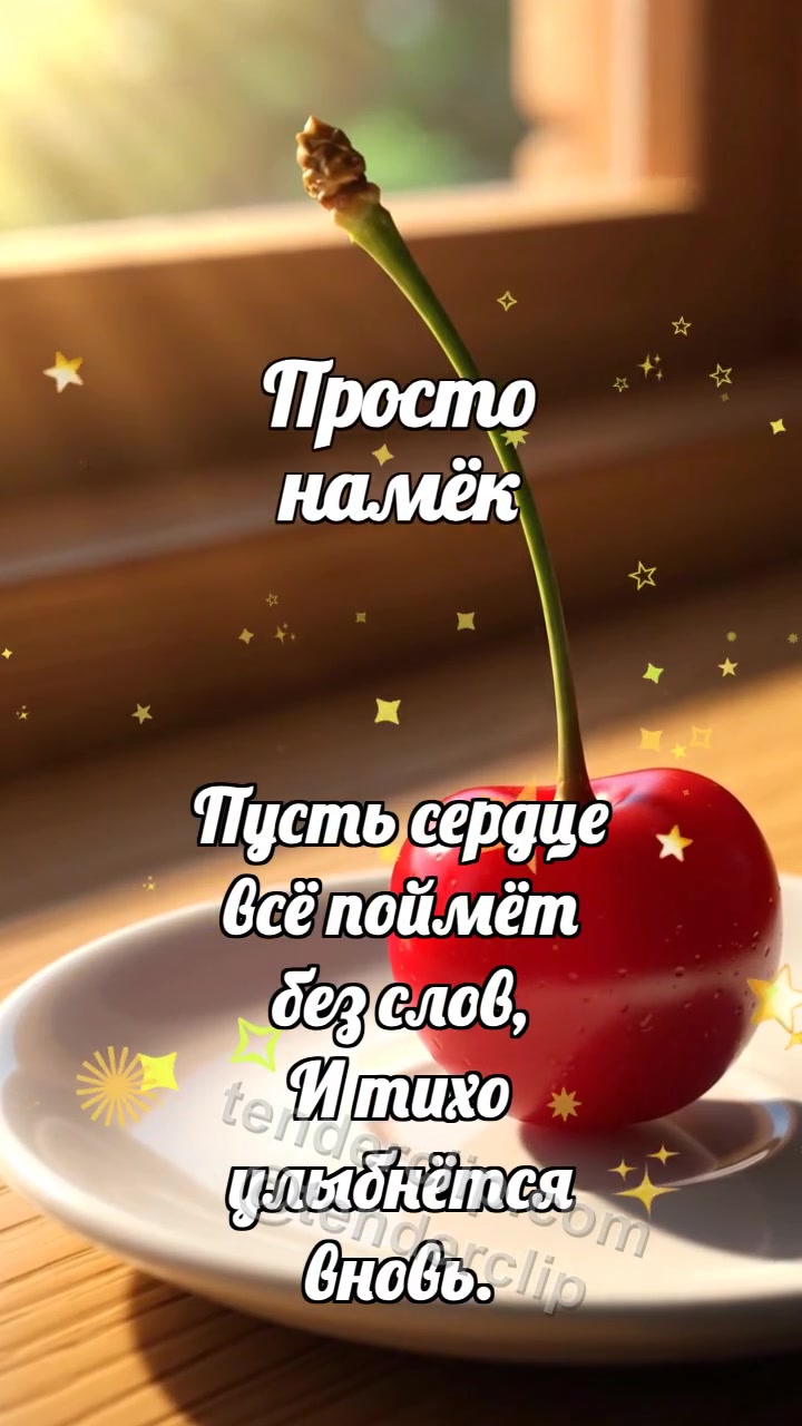 Просто намёк: Вишня качает сердечко