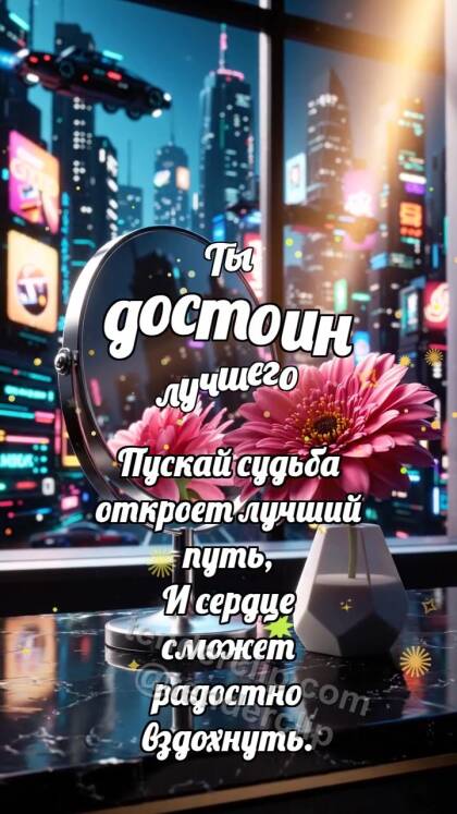 Ты достоин лучшего: Зеркало дарит луч
