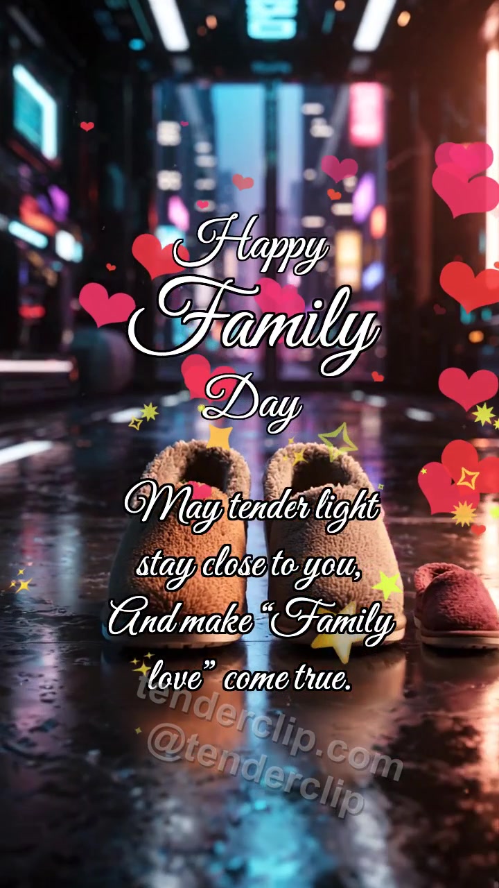 Happy Family Day: Slippers Gather Together