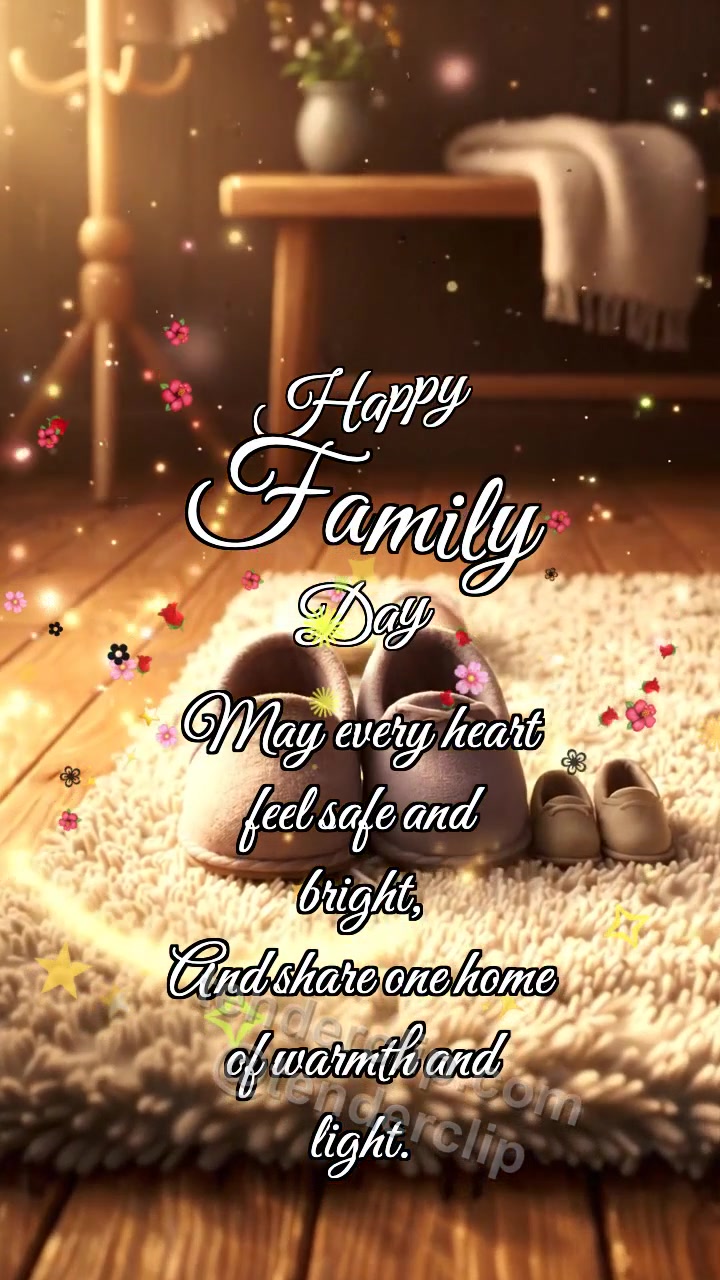Happy Family Day: Slippers Gather Together