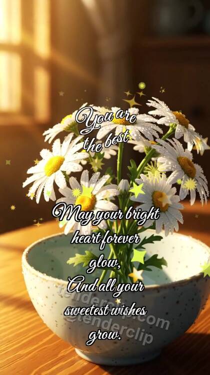 You are the best: Daisies Shape Crown