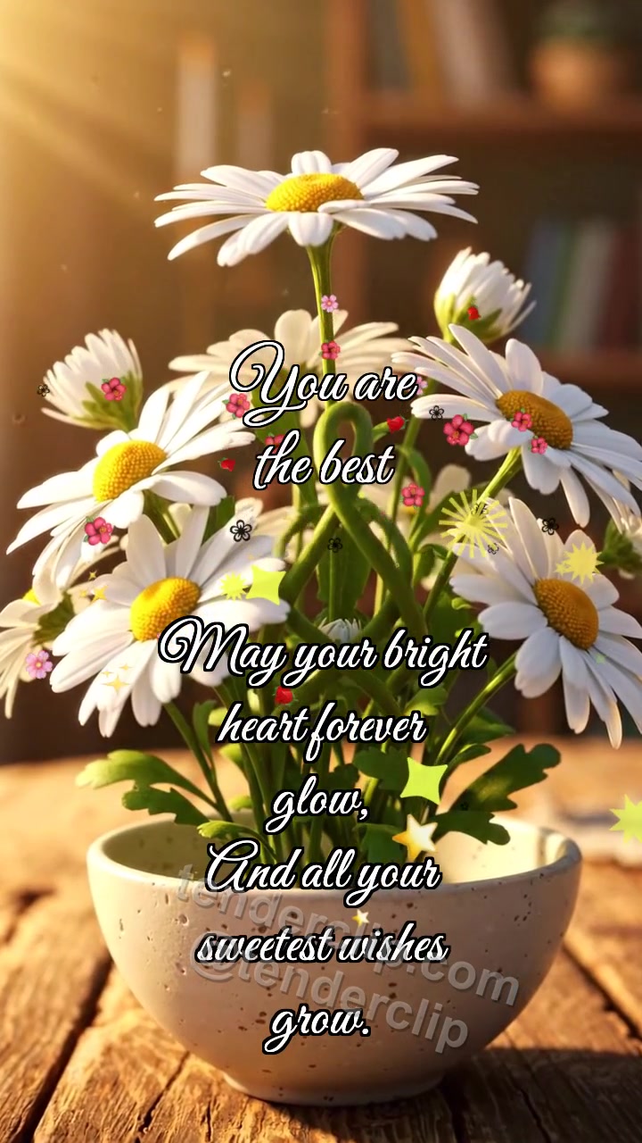 You are the best: Daisies Shape Crown