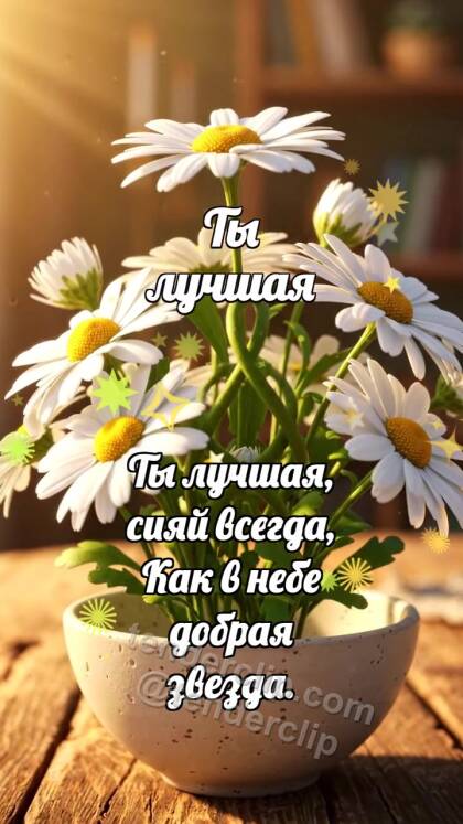 Ты лучшая: Ромашки складывают корону