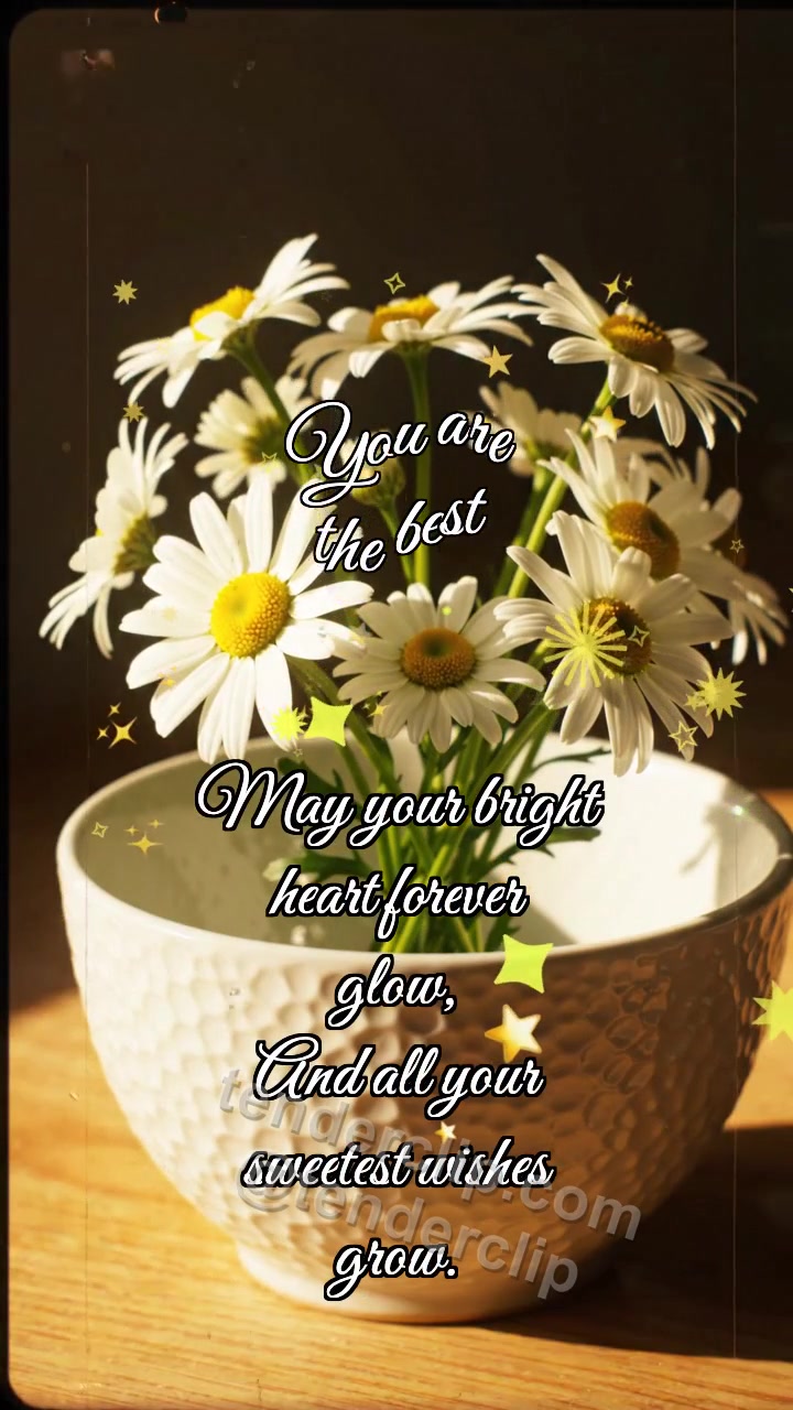 You are the best: Daisies Shape Crown