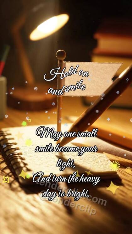 Hold on and smile: Pencil Raises Flag