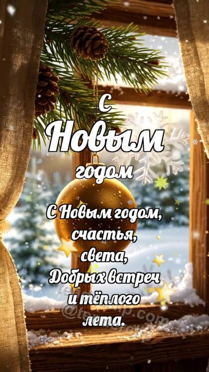 С Новым годом: Шарик ловит снежинку