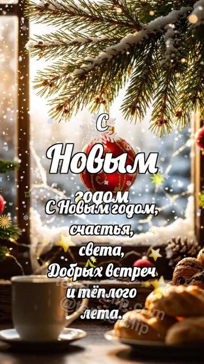 С Новым годом: Шарик ловит снежинку