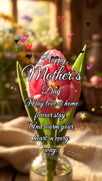 Happy Mother’s Day: Tulip Hides Heart