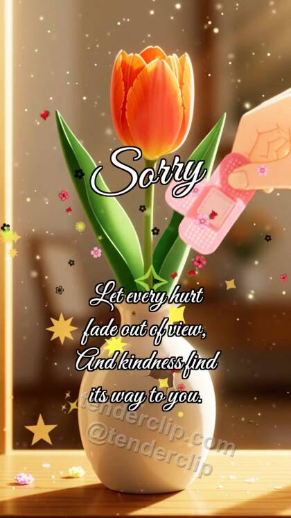 Sorry: Bandage for Vase