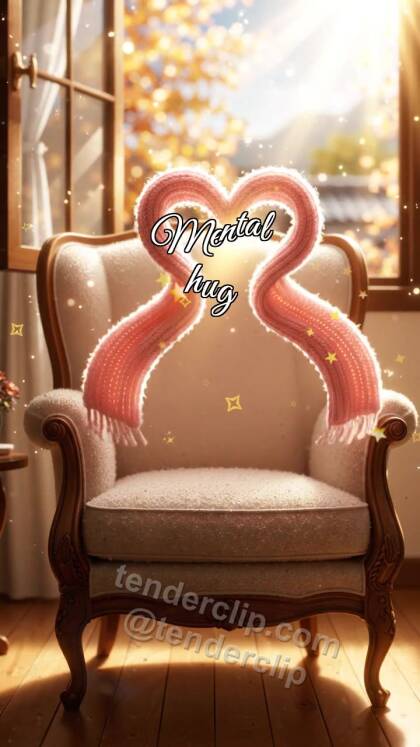 Mental hug: Scarf Waits Chair