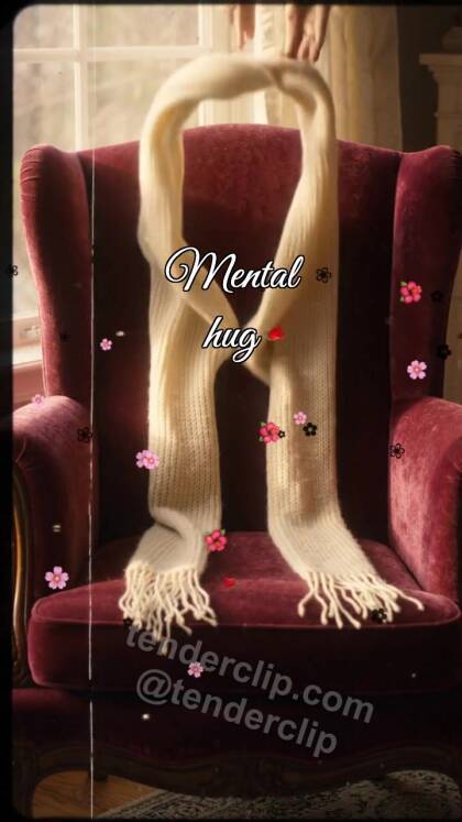 Mental hug: Scarf Waits Chair