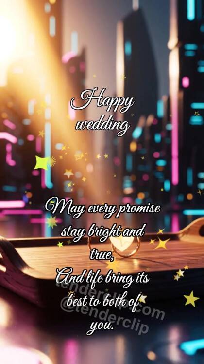 Happy wedding: Rings Catch Dawn
