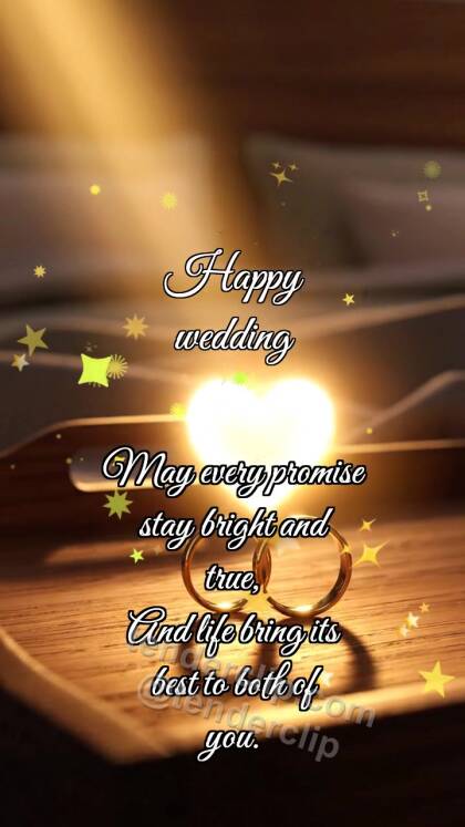Happy wedding: Rings Catch Dawn