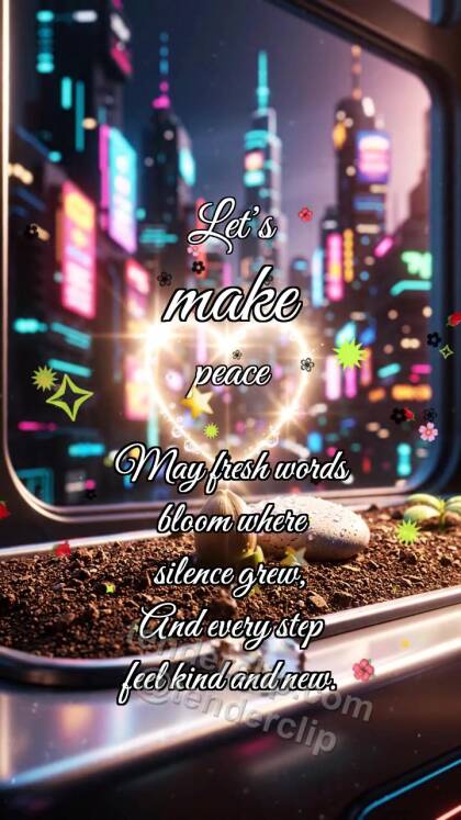 Let’s make peace: Seed Opens Path