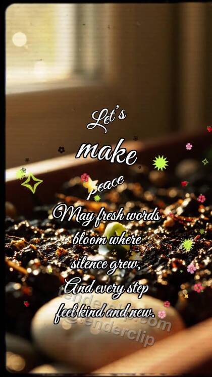 Let’s make peace: Seed Opens Path