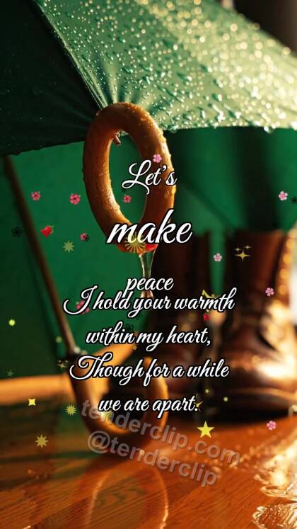 Let’s make peace: Umbrella by Door